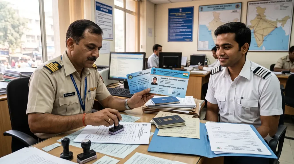 DGCA licence conversion